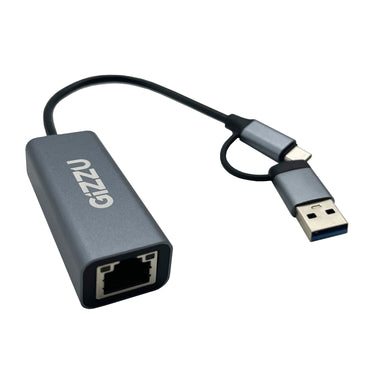 Gizzu High Speed Type-C/A to Gigabit Adapter Poly