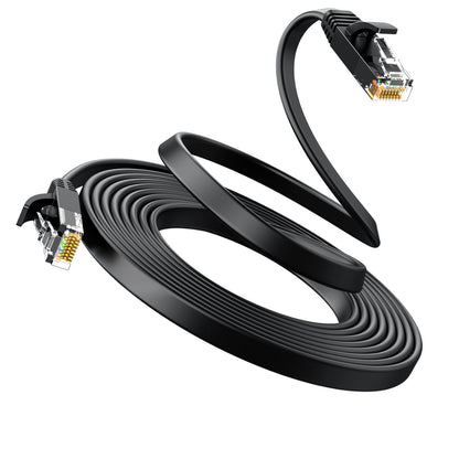 UGREEN NW102 Cat6 U/UTP Flat Ethernet Cable 5m - Black