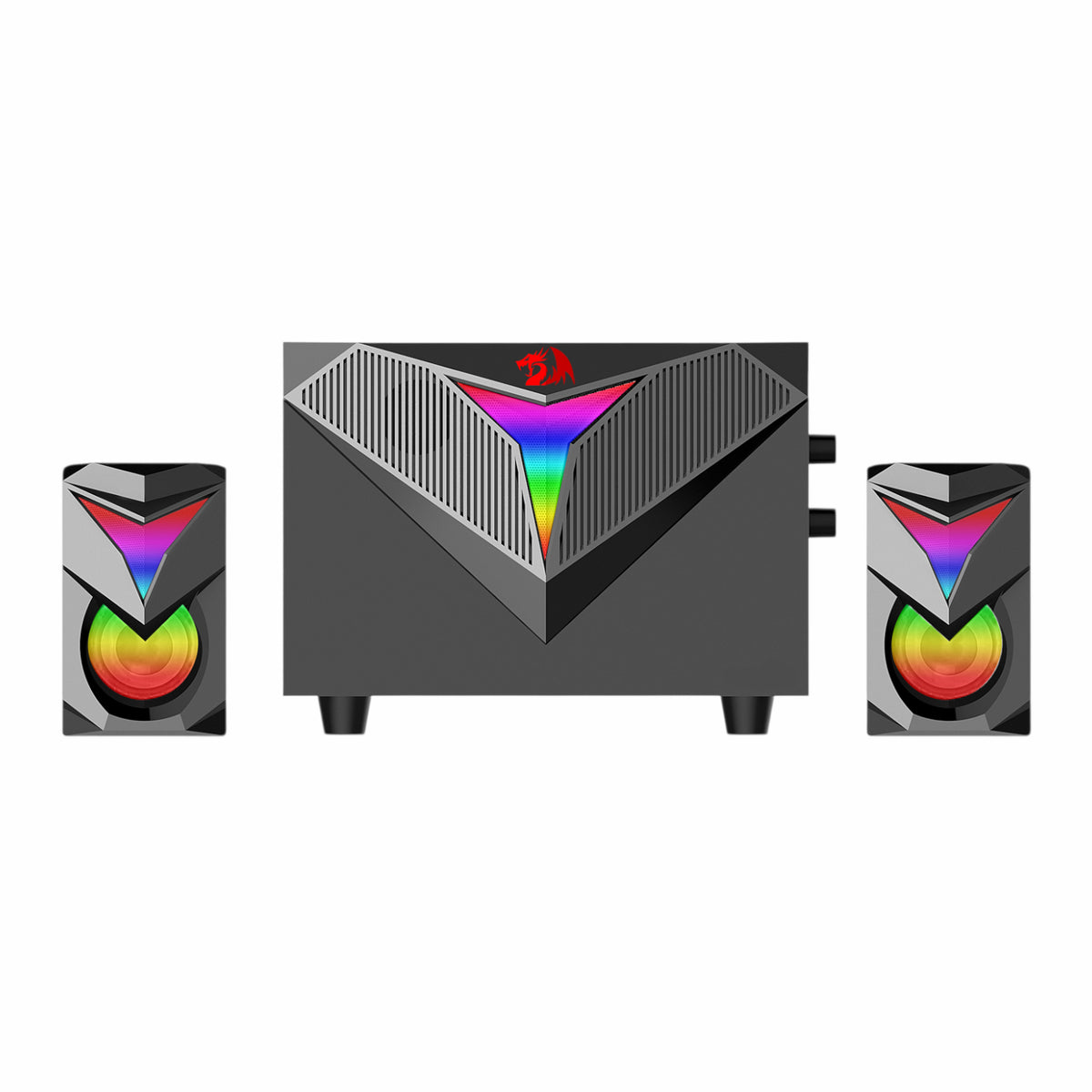 REDRAGON 2.1 Satellite Speaker TOCCATA RGB 11W Gaming Speaker - Black