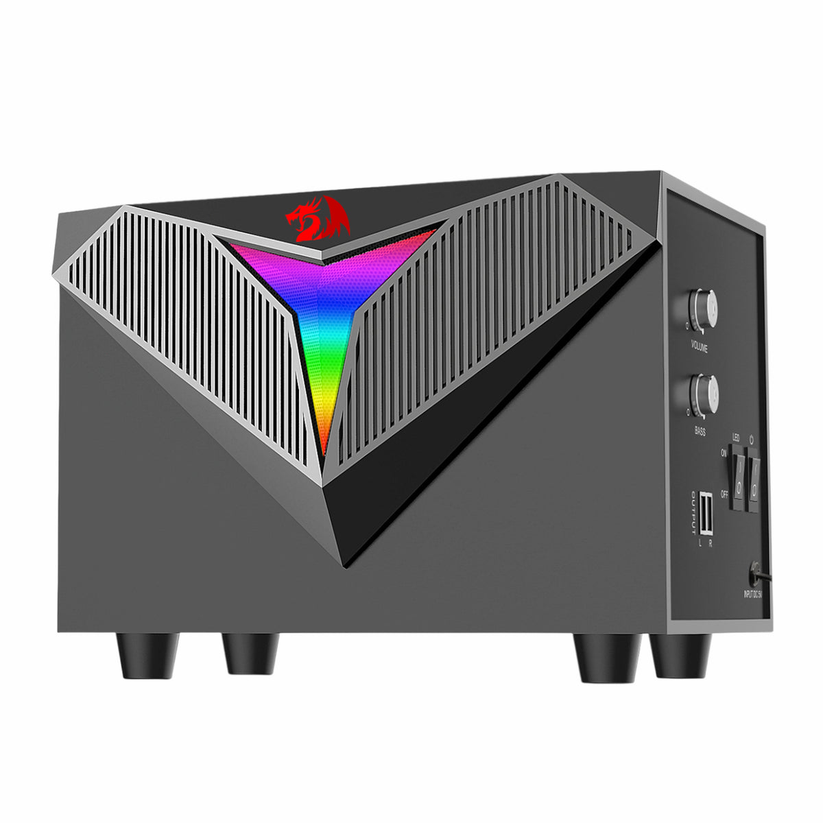 REDRAGON 2.1 Satellite Speaker TOCCATA RGB 11W Gaming Speaker - Black