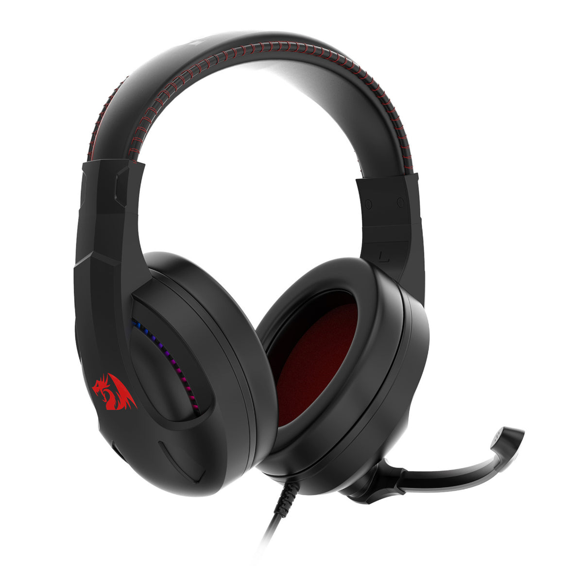 Redragon H211 CRONUS Surround Sound RGB Wired Gaming Headset - Black